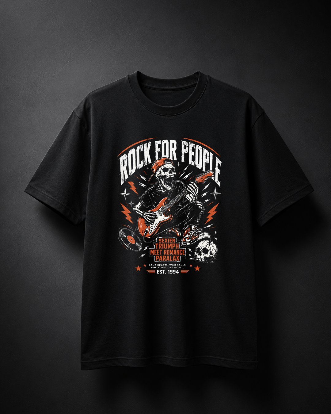 Men's & Women's "Rock For People" Graphic Tee | NINOC - Official Product View thumb 4