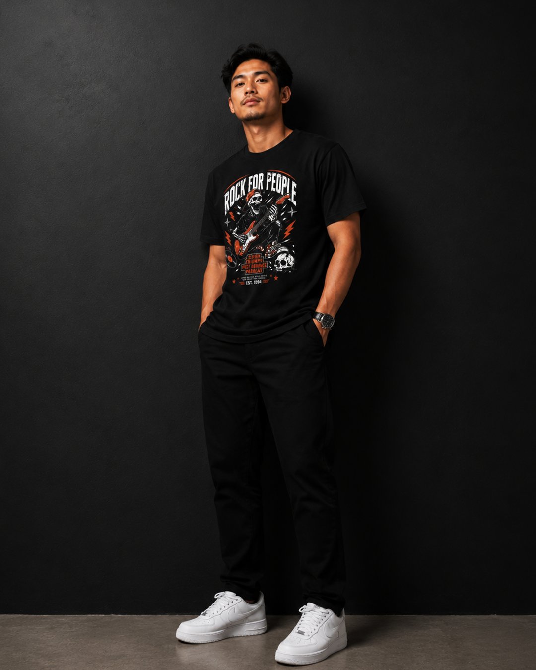 Men's & Women's "Rock For People" Graphic Tee | NINOC - Official Product View thumb 7