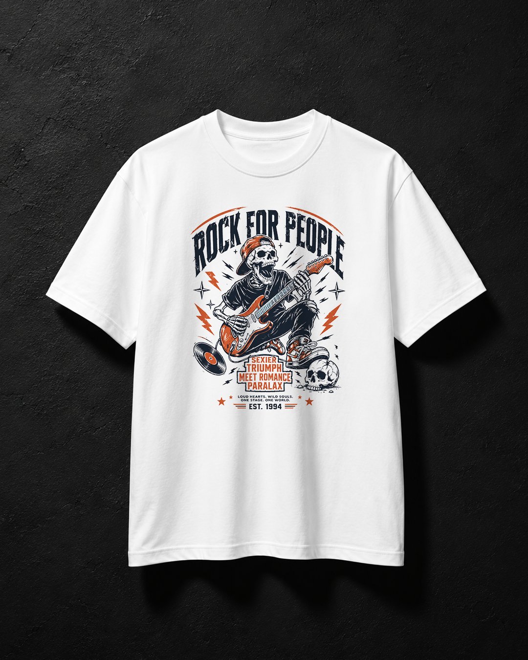 Men's & Women's "Rock For People" Graphic Tee | NINOC