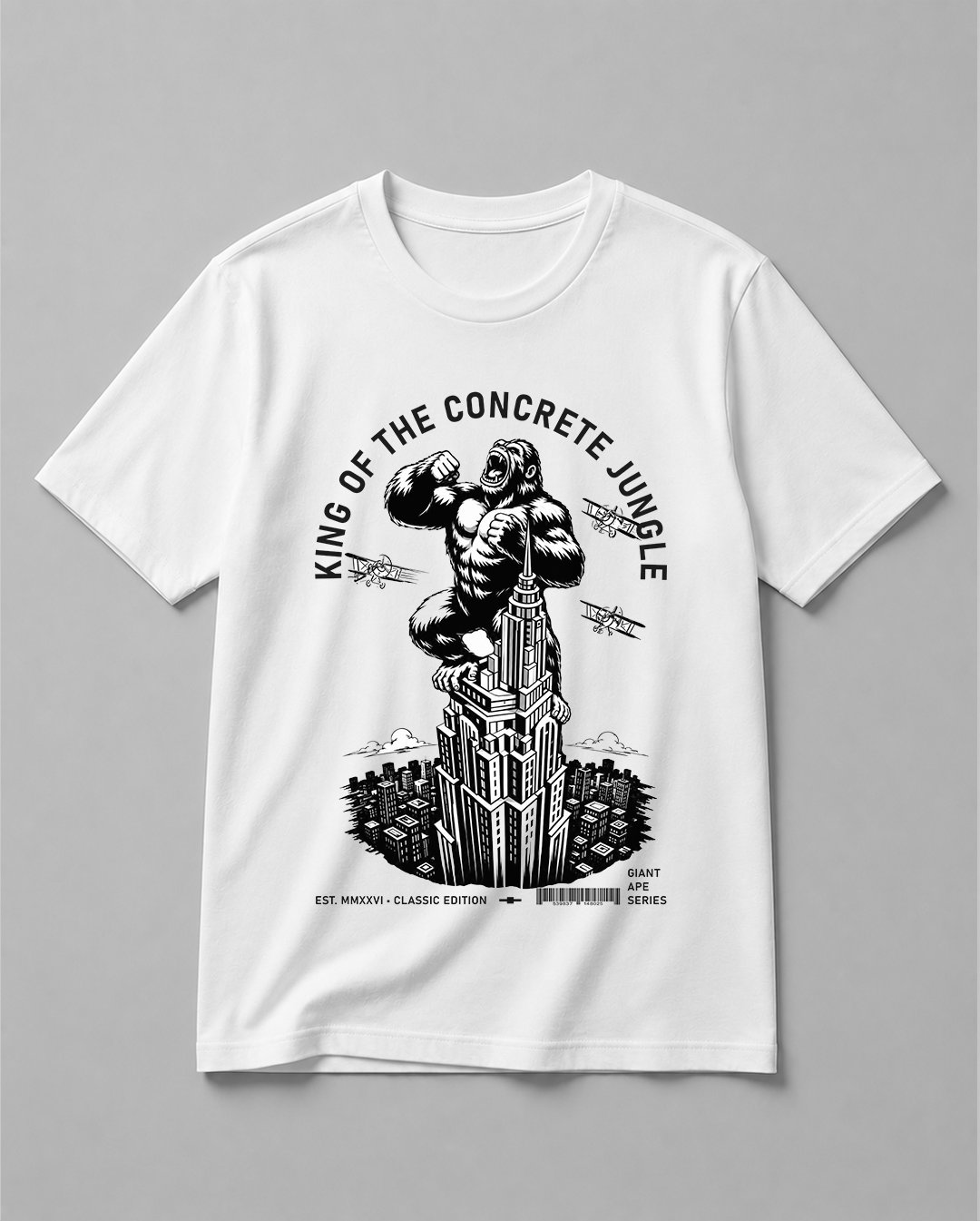 Men's & Women's "King of the Concrete Jungle" Graphic Tee | NINOC