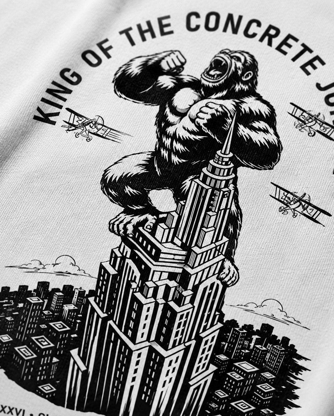 Men's & Women's "King of the Concrete Jungle" Graphic Tee | NINOC thumb 1