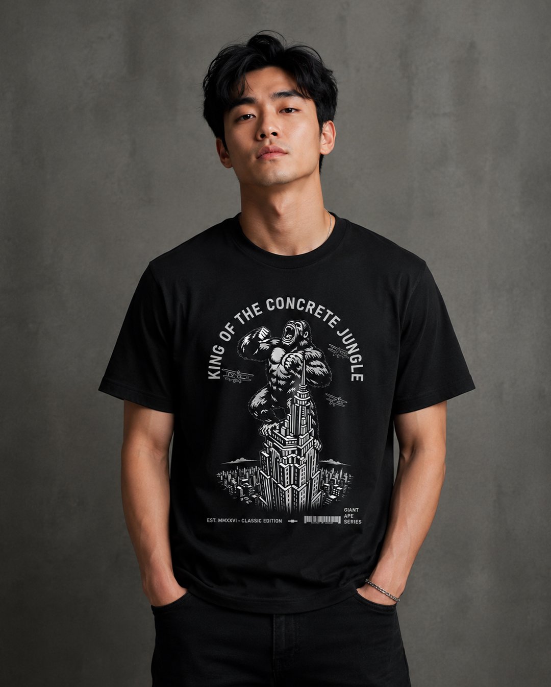 Men's & Women's "King of the Concrete Jungle" Graphic Tee | NINOC thumb 6
