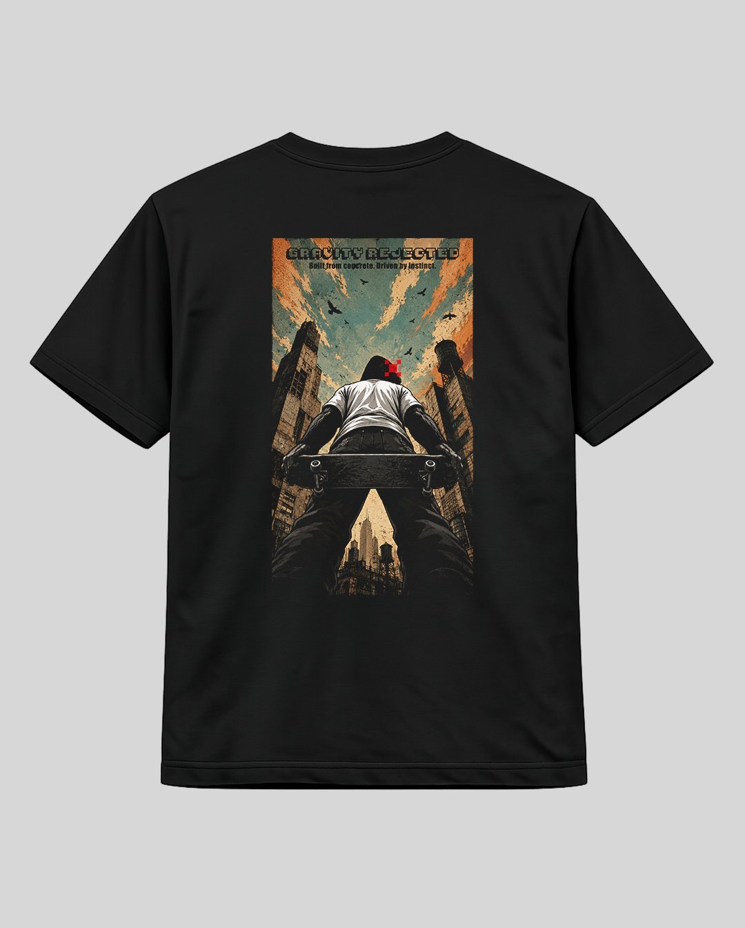 Kaos Pria &  Wanita "Gravity Rejected" Graphic Tee | NINOC thumb 4