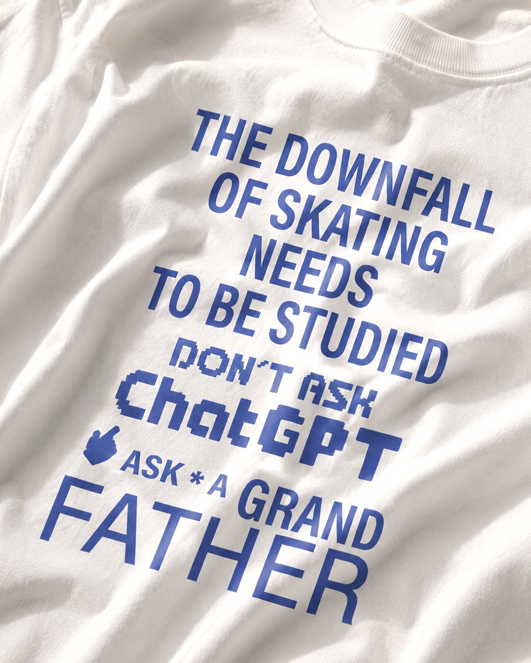 Kaos Unisex "Downfall of Skating" Quote Tee | NINOC - Official Product View thumb 1