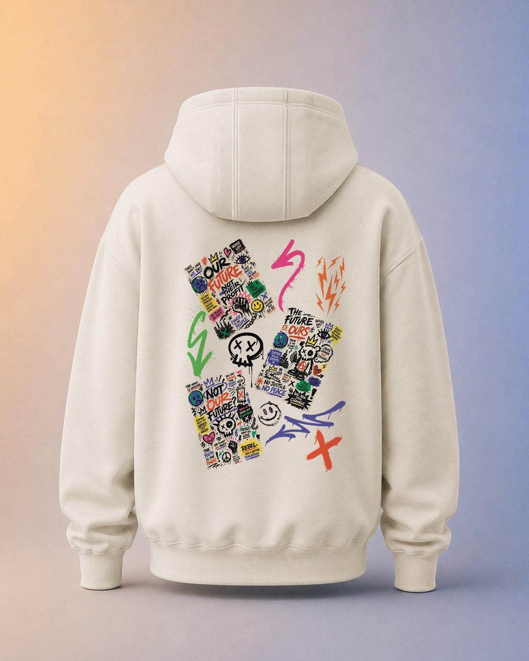 Hoodie Pria & Wanita "Boom Graffiti" Street Art | NINOC
