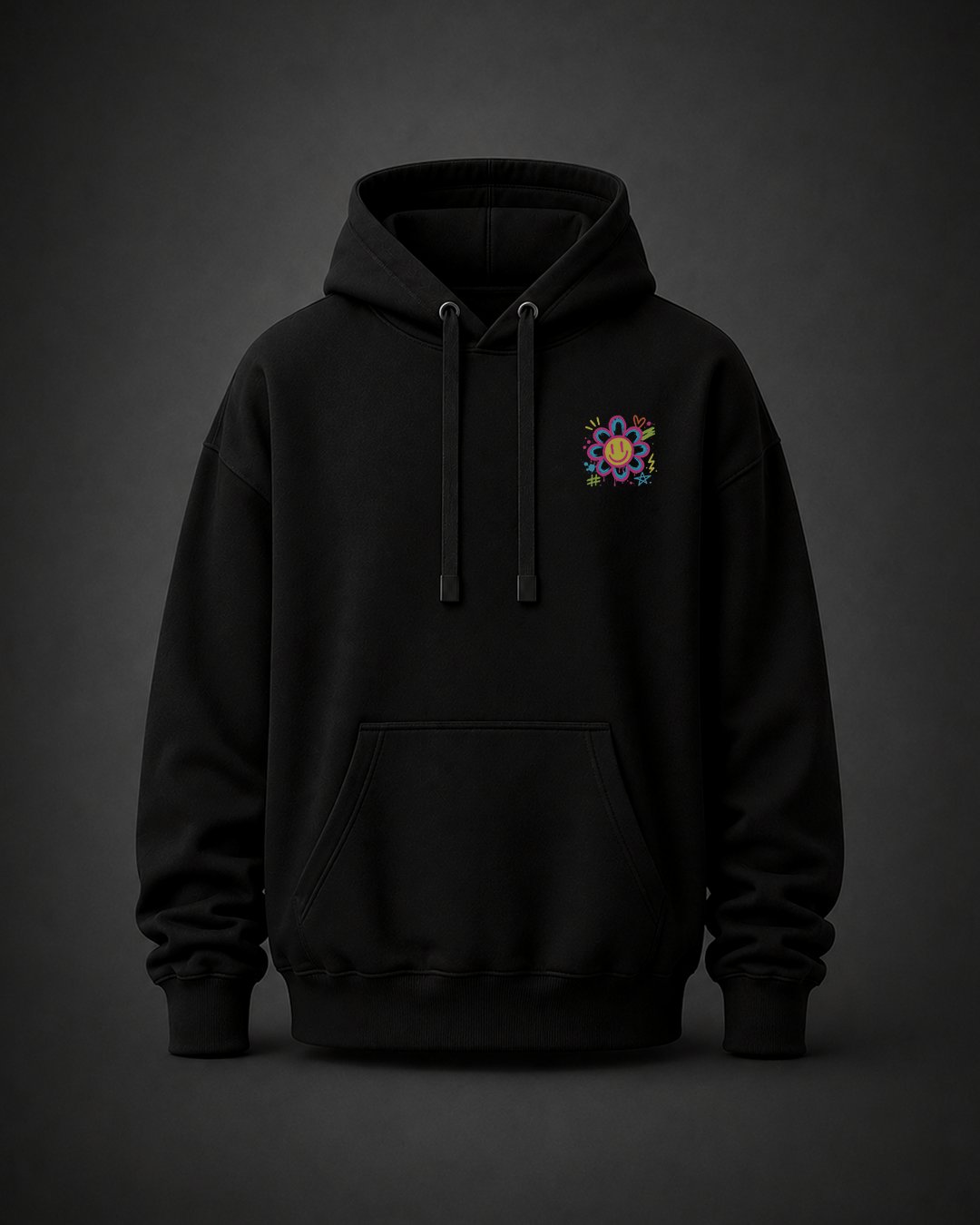 Hoodie Wanita "Love Club" Floral Graffiti Doodle | NINOC - Official Product View thumb 7