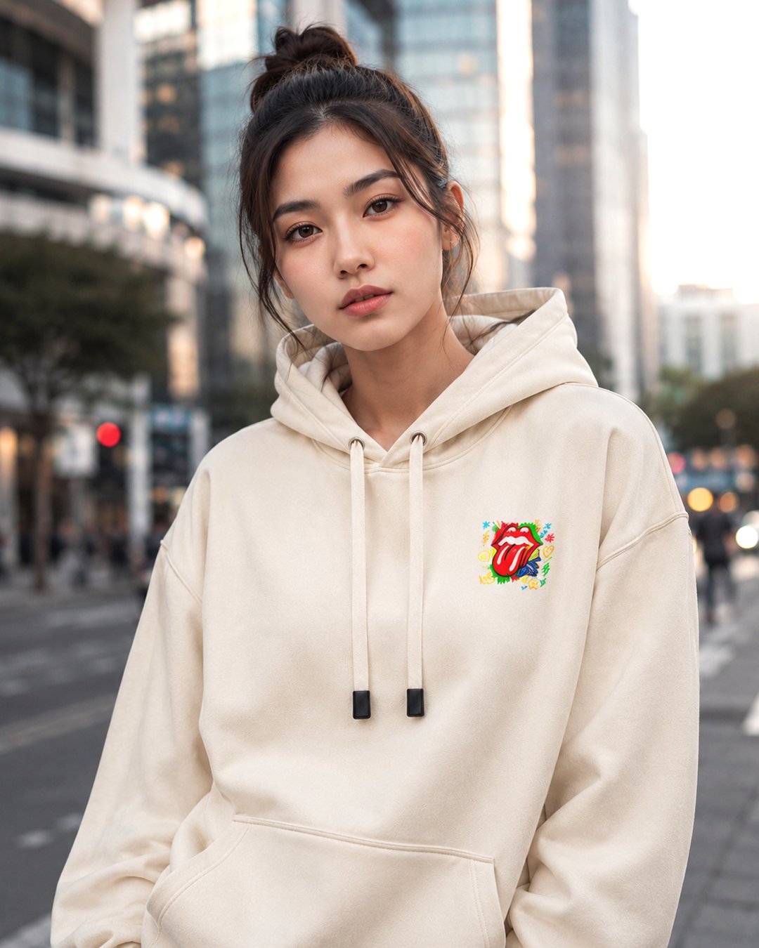 Hoodie Pria & Wanita "Wild Tongue" Pop Graffiti | NINOC - Official Product View thumb 5