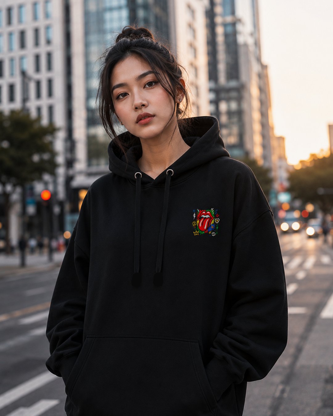 Hoodie Pria & Wanita "Wild Tongue" Pop Graffiti | NINOC - Official Product View thumb 17