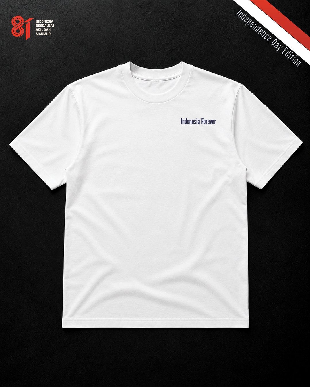 Kaos Unisex "Indonesia Forever" Independence Tee | NINOC - Official Product View thumb 1