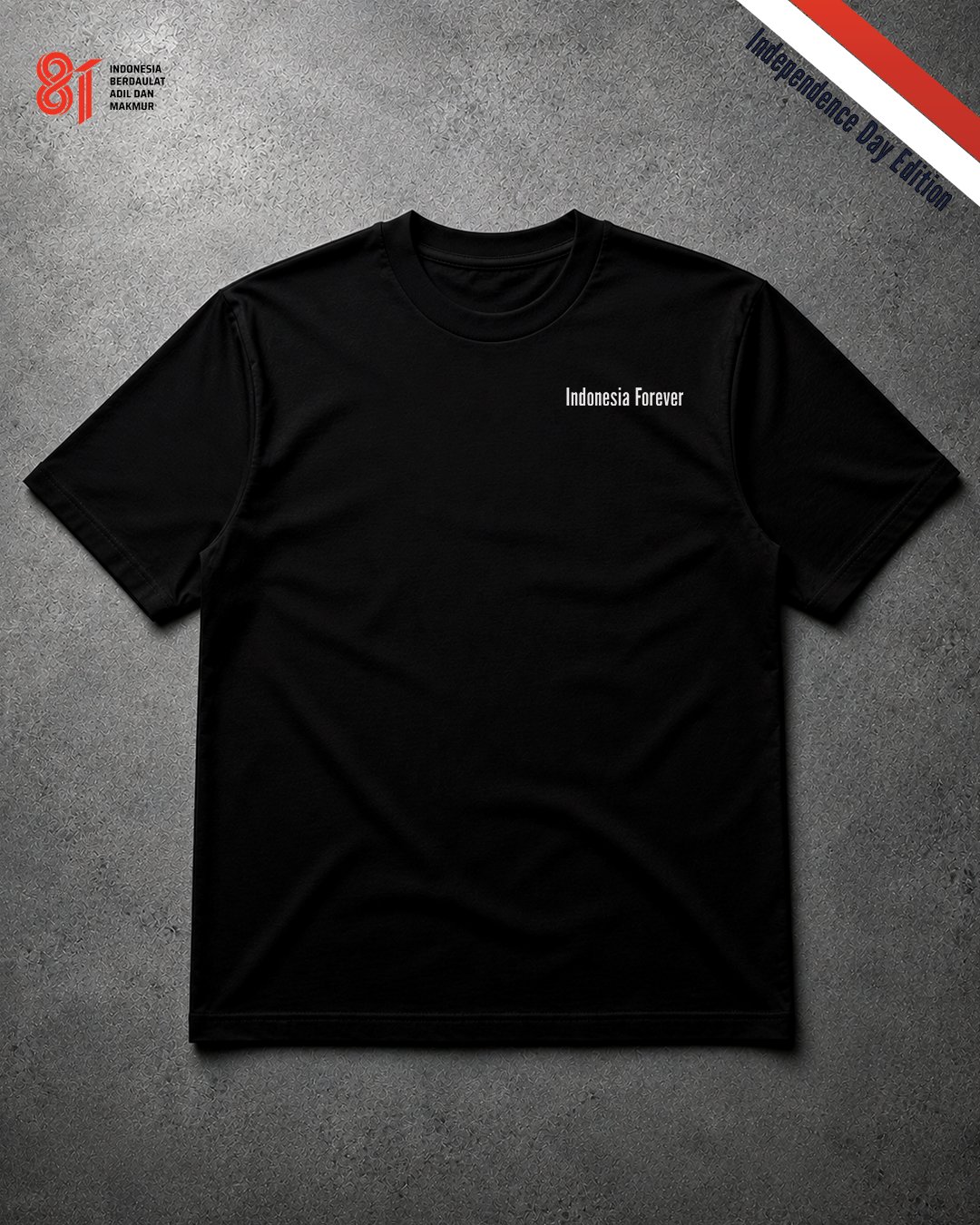 Kaos Unisex "Indonesia Forever" Independence Tee | NINOC - Official Product View thumb 7