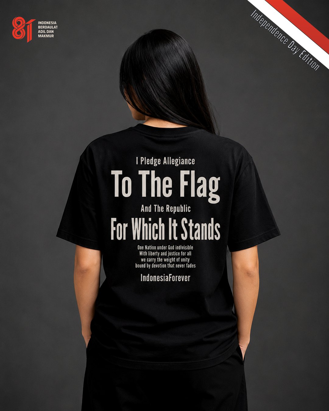 Kaos Unisex "Indonesia Forever" Independence Tee | NINOC - Official Product View thumb 10