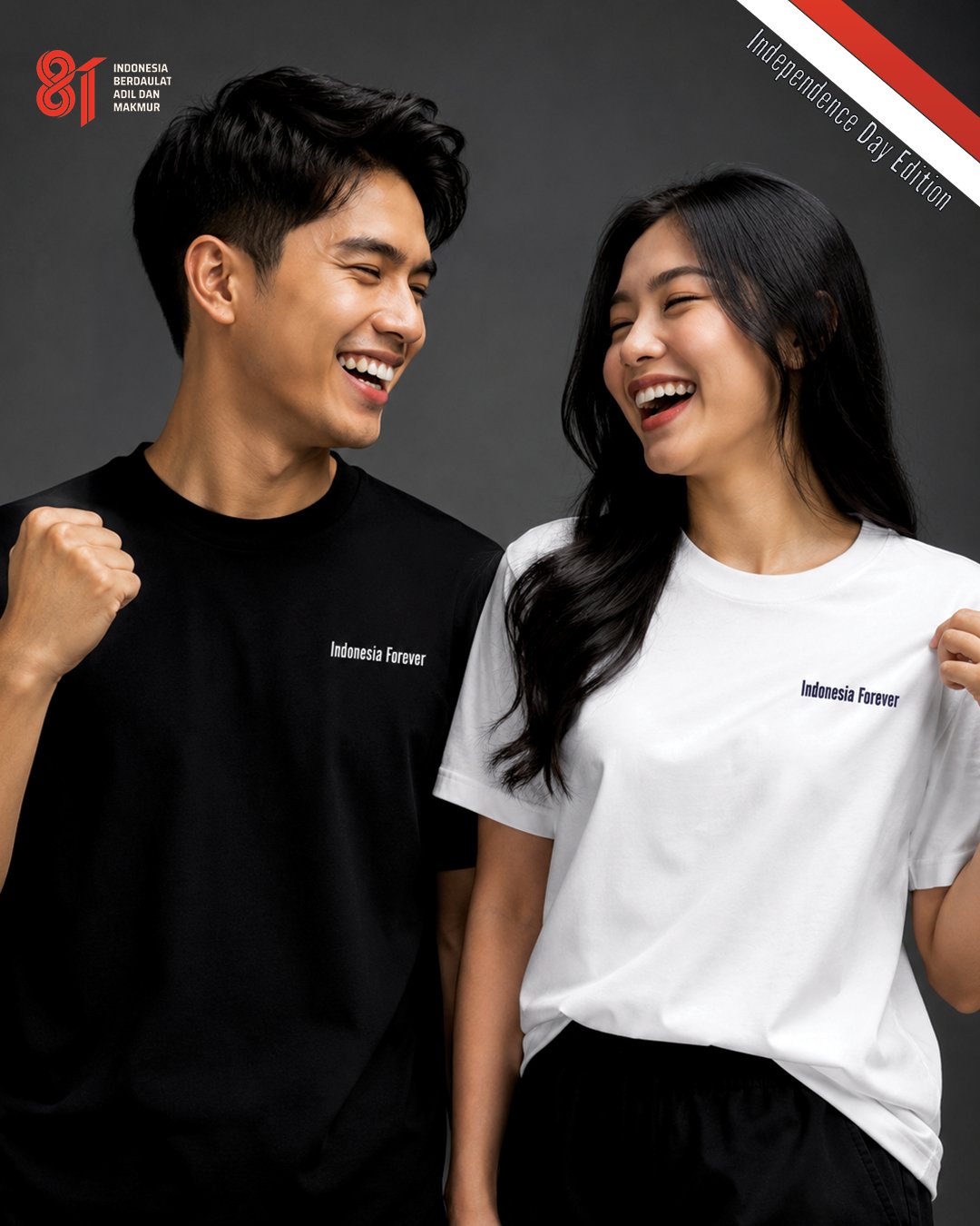 Kaos Pria & Wanita "Sumpah Pemuda" Merdeka | NINOC - Official Product View thumb 4