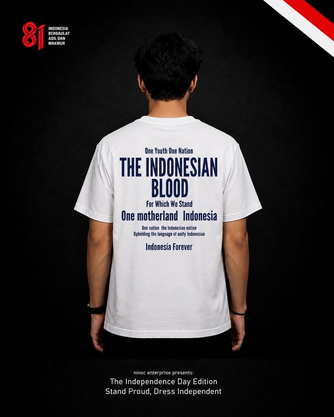 Kaos Pria & Wanita "Sumpah Pemuda" Merdeka | NINOC - Official Product View thumb 11