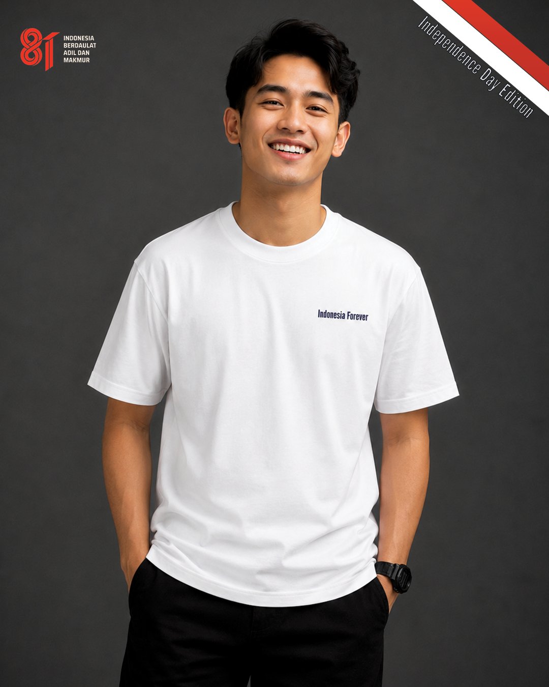 Kaos Pria & Wanita "Sumpah Pemuda" Merdeka | NINOC - Official Product View thumb 8