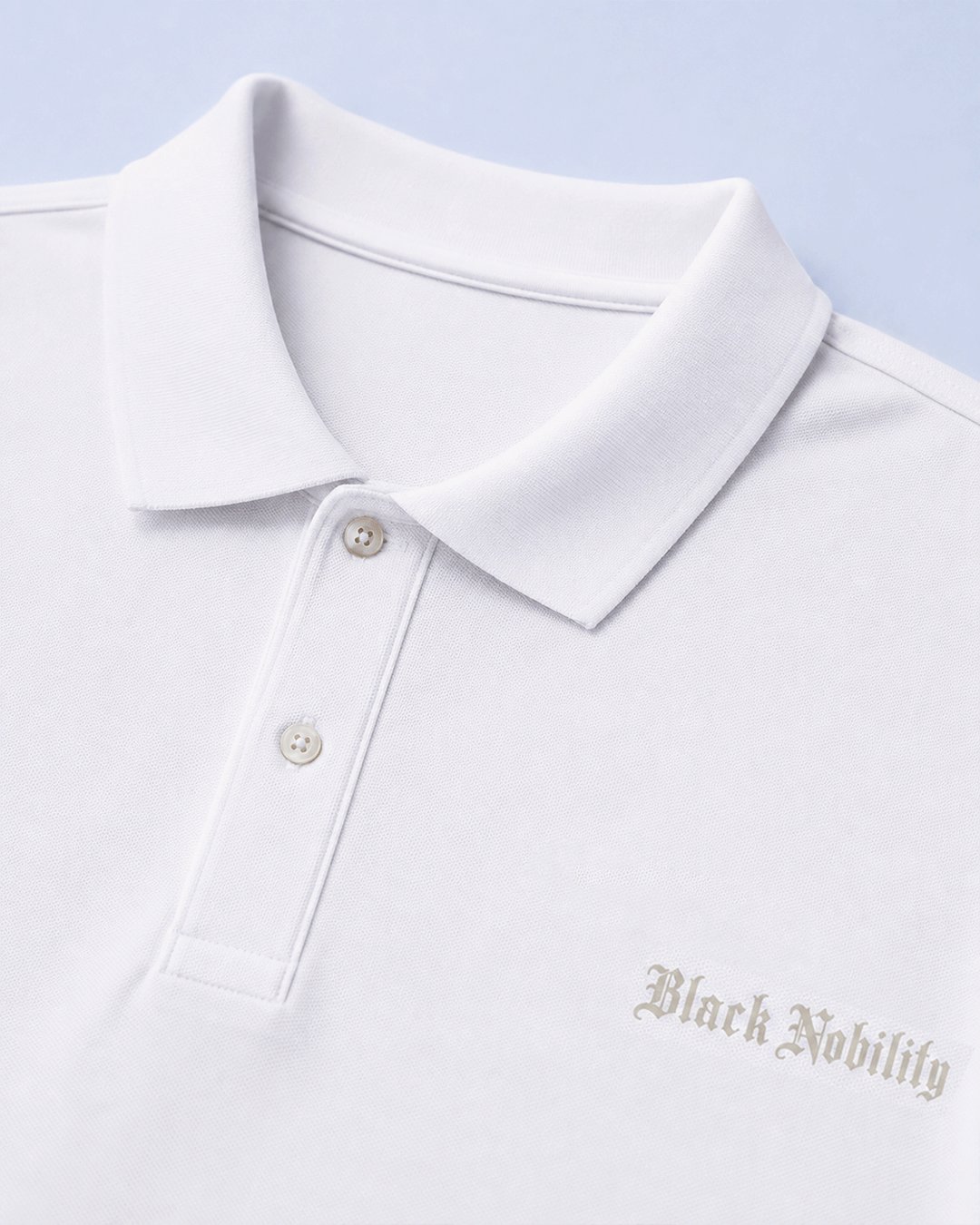 Polo Pria "Black Nobility" Boxy Basic Gothic | NINOC - Official Product View 7
