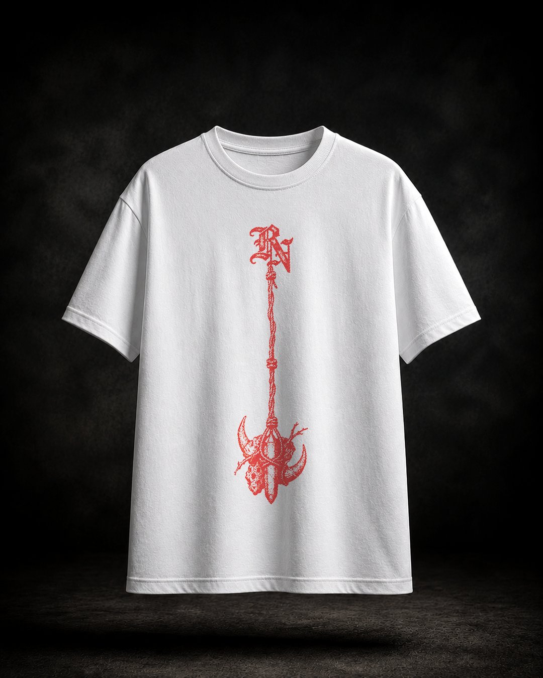 Kaos Pria "Nocturne" Black Nobility Gothic Skull | NINOC - Official Product View thumb 9