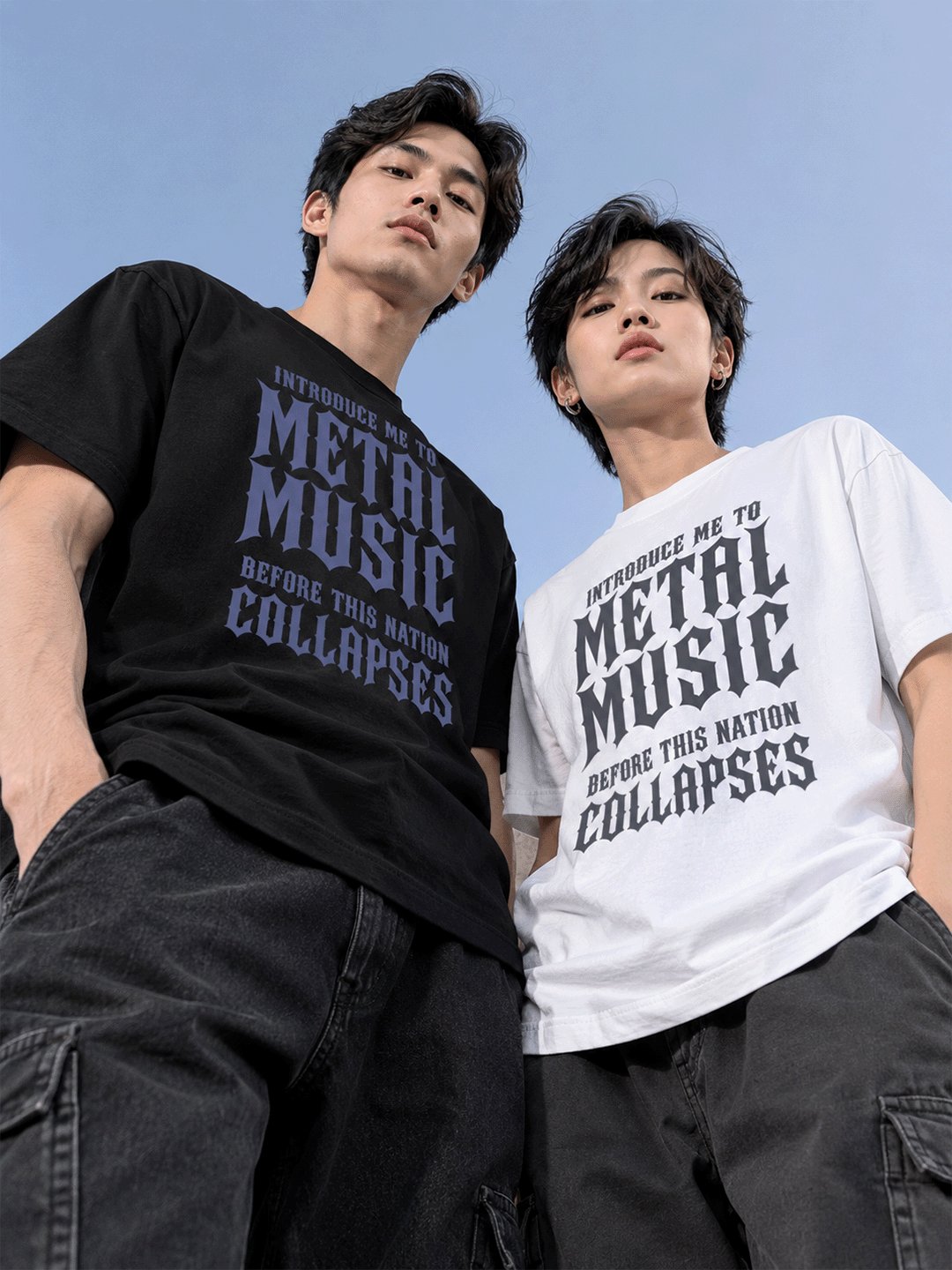 Kaos Pria & Wanita "Metal Music" Typography Bold | NINOC - Official Product View thumb 11